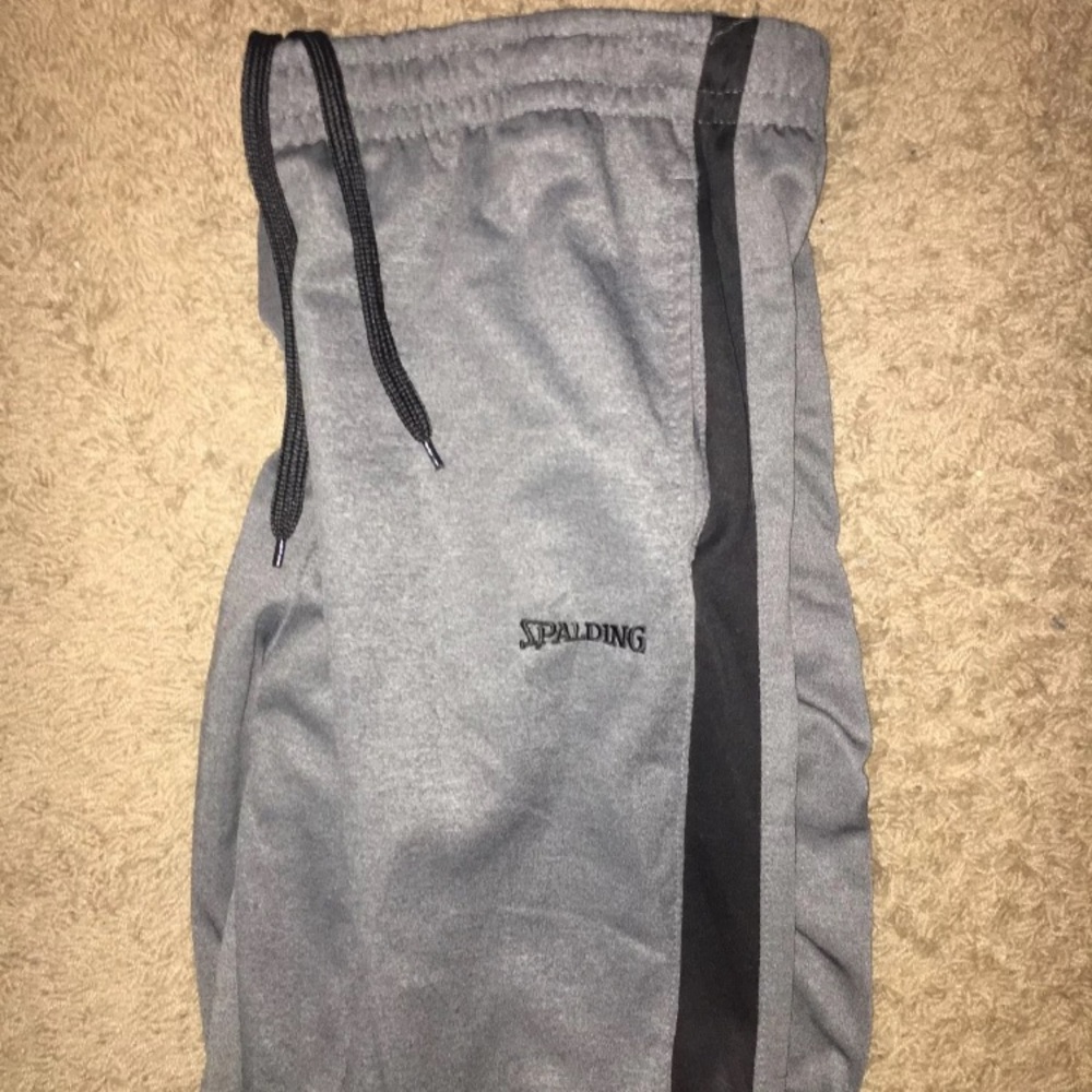 Gray Spalding Joggers/Track Pants